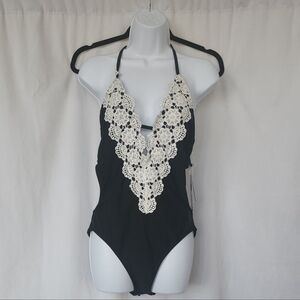 Crochet tassle tie swim